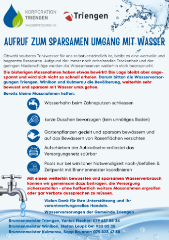 Flyer Wasserknappheit August 2026 2